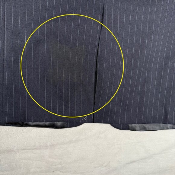 Lauren Ralph Lauren Suit Men Size 44L Gray Striped 100% Wool W38 L29 2-Piece Set - Picture 9 of 13